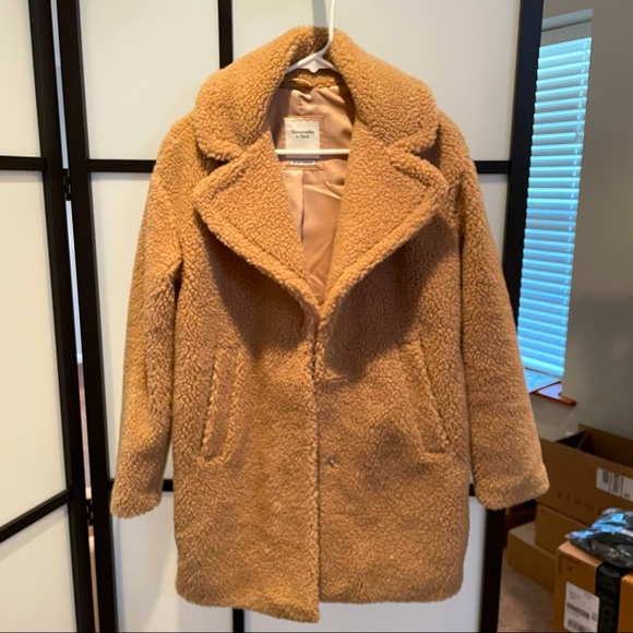 Abercrombie & Fitch Jackets & Blazers - Abercrombie & Fitch Sherpa Teddy Coat